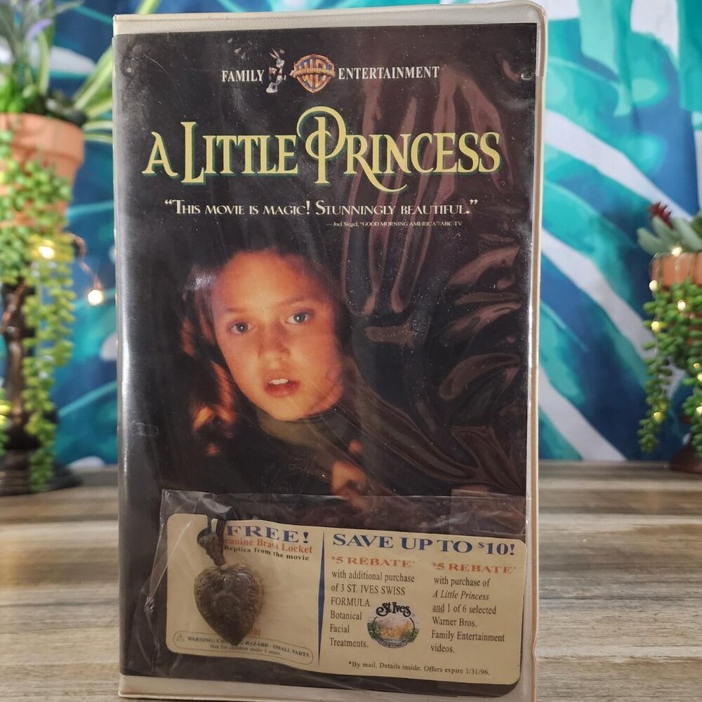 Vintage A Little Princess 1995 VHS with Locket RARE (ONE LEFT)